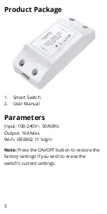 Preview for 3 page of gosund SW3 User Manual