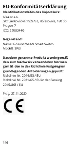 Preview for 116 page of gosund SW3 User Manual