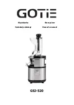 Preview for 1 page of Gotie GSJ-520 Owner'S Manual