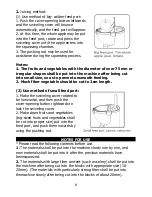 Preview for 9 page of Gotie GSJ-600 User Manual