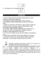 Preview for 3 page of Gotie GWP-100 User Manual