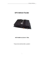 Preview for 1 page of Gotrack Tracking VT390 User Manual