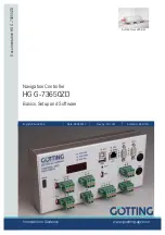 Предварительный просмотр 1 страницы Gotting HG G-73650ZD Basics, Setup And Software