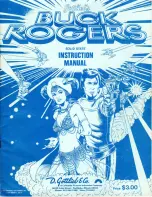 Preview for 1 page of Gottlieb Buck Rogers Instruction Manual