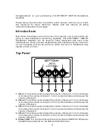 Preview for 2 page of GOTTOMIX AMP-S4 Owner'S Manual