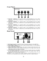 Preview for 3 page of GOTTOMIX AMP-S4 Owner'S Manual