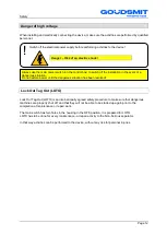 Preview for 12 page of Goudsmit RNF Series Installation And User Manual