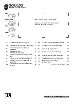 Goulds GBG Installation And Operating Instructions Manual preview