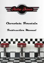 Gourmet Gadgetry Retro Diner Chocolate Fountain Instruction Manual preview