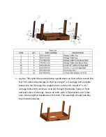 Предварительный просмотр 3 страницы Gourmet Guru Grill Guru Vintage Table Assembly Instructions Manual