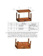 Предварительный просмотр 4 страницы Gourmet Guru Grill Guru Vintage Table Assembly Instructions Manual