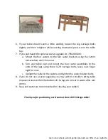 Предварительный просмотр 6 страницы Gourmet Guru Grill Guru Vintage Table Assembly Instructions Manual