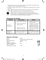 Preview for 28 page of Gourmet Maxx Maxx Operating Instructions Manual