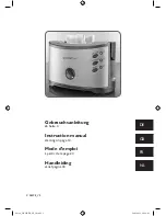 Gourmet Maxx Toaster Instruction Manual preview