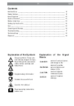 Preview for 11 page of gourmetmaxx 02985 Operating Instructions Manual