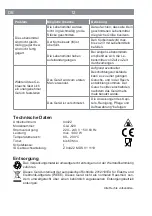 Preview for 12 page of gourmetmaxx 04422 Operating Instructions Manual