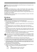 Preview for 9 page of gourmetmaxx 04788 Operating Instructions Manual