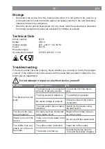 Предварительный просмотр 19 страницы gourmetmaxx 05374 Instruction Manual