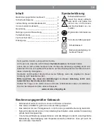 Предварительный просмотр 3 страницы gourmetmaxx 06203 Instruction Manual