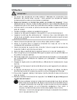 Предварительный просмотр 21 страницы gourmetmaxx 06203 Instruction Manual