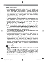 Предварительный просмотр 12 страницы gourmetmaxx 07956 Instruction Manual