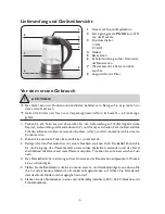 Preview for 6 page of gourmetmaxx HHB1752 Instruction Manual