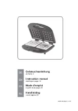 Предварительный просмотр 1 страницы gourmetmaxx SW-8812 Instruction Manual