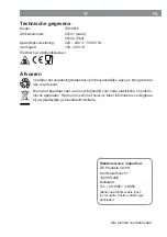 Предварительный просмотр 37 страницы gourmetmaxx SW-8812 Instruction Manual