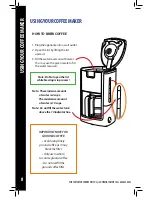 Предварительный просмотр 8 страницы Gourmia GCM-1835 User Manual