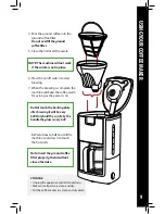 Предварительный просмотр 9 страницы Gourmia GCM-1835 User Manual