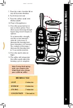 Предварительный просмотр 9 страницы Gourmia GCM-7800 User Manual