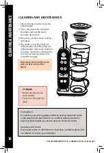 Предварительный просмотр 10 страницы Gourmia GCM-7800 User Manual