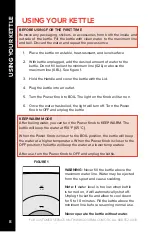 Preview for 8 page of Gourmia GK378 User Manual