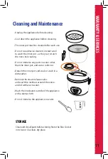 Предварительный просмотр 11 страницы Gourmia GRC-870 User Manual