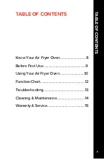 Preview for 7 page of Gourmia GTF7350 User Manual