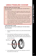 Preview for 11 page of Gourmia SmartPot GPC419 User Manual