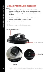 Preview for 12 page of Gourmia SmartPot GPC419 User Manual