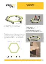 Govaplast Play Bench Mini hexagonal User Manual preview