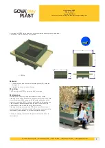 Preview for 1 page of Govaplast Play Planter-bench User Manual