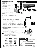 GoVideo Cinevision DVR1000 Start Here preview