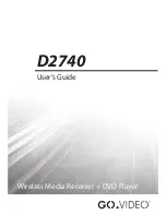 Preview for 1 page of GoVideo D2740 User Manual