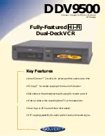 Preview for 1 page of GoVideo DDV9500 Technical Specifications