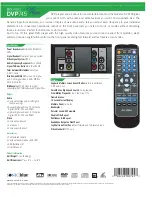 Preview for 2 page of GoVideo Sonic Blue DVP745 Specifications