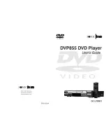 Preview for 1 page of GoVideo Sonic Blue DVP855 User Manual