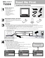 GoVideo T1530 Quick Reference Manual preview