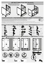 Preview for 1 page of Gower Camden Dove Grey Built Under Oven Unit Assembly