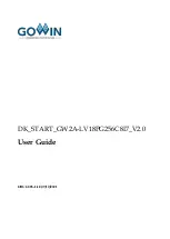 Предварительный просмотр 1 страницы GOWIN DK_START_GW2A-LV18PG256C8I7_V2.0 User Manual