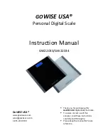 Предварительный просмотр 1 страницы GoWISE USA GW22033 Instruction Manual