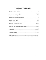 Предварительный просмотр 2 страницы GoWISE USA GW22606 Instruction Manual