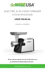 GoWISE USA GW88011 User Manual preview